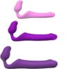 ADRIEN LASTIC - QUEENS STRAP-ON SOUPLE ROSE TAILLE S