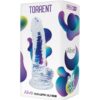 ALIVE - TORRENT PÉNIS RÉALISTE TRANSPARENT 20,6 CM