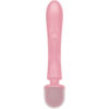 SATISFYER - TRIPLE LOVER MASAJEADOR VIBRADOR RABBIT ROSA