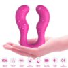 ARMONY - VIBRATEUR SERAPH DOUBLE TÉLÉCOMMANDE FUCHSIA