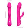 ARMONY - GODE VIBRATEUR LAPIN SILICONE FUCHSIA