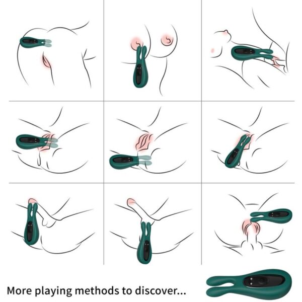 img_163401_2141b261893c6f09a02425a9b8440dcf_1.jpg ARMONY - STIMULATEUR VIBRATEUR LAPIN VERT