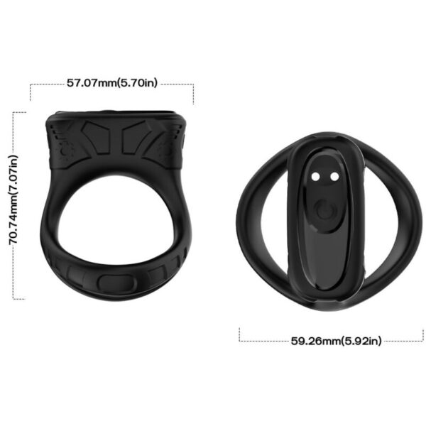 ARMONY - ANNEAU VIBRATEUR  MULTIPOSITION NOIR
