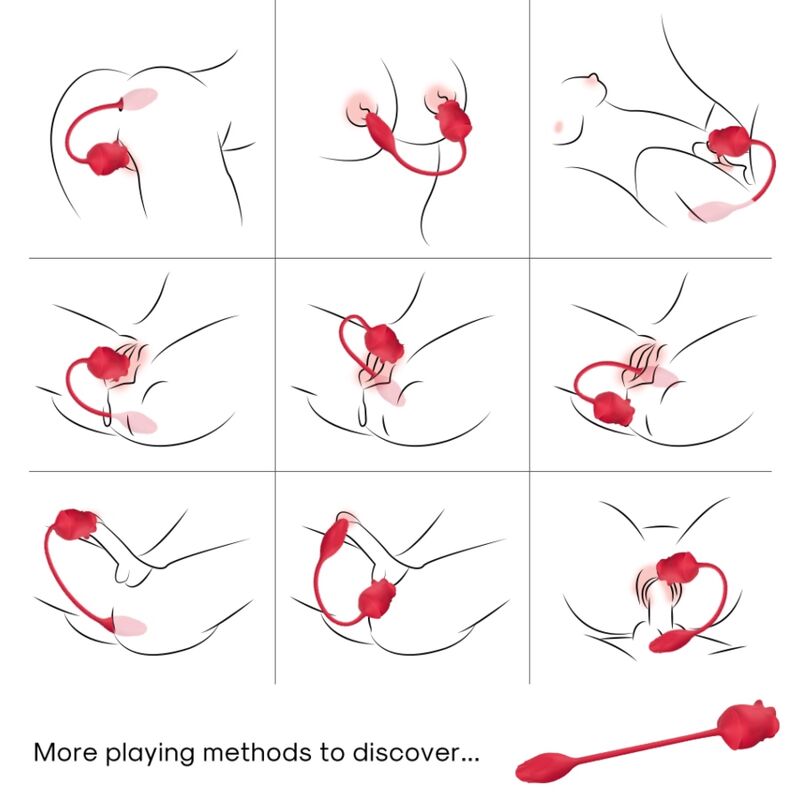 img_163666_6dda2d985655908c06046592d5b0c549_1.jpg ARMONY - STIMULATEUR DASPIRATION ET VIBRATEUR ROSE 2 EN 1 10 MODES AVEC QUEUE ROUGE