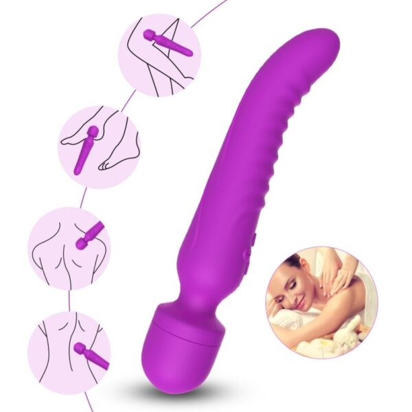 ARMONY - MISSION MASSAGER  VIBRATEUR EFFET CHALEUR VIOLET