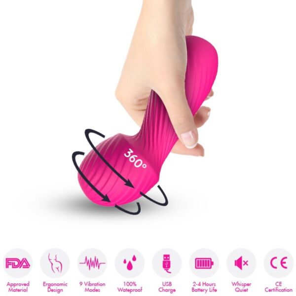 ARMONY - DAZZLE MASSAGER  VIBRATEUR PETIT FUCHSIA