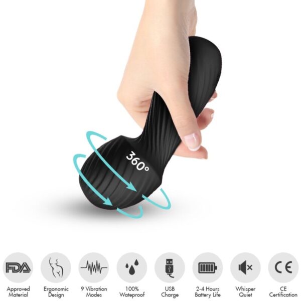 ARMONY - DAZZLE MASSAGER  VIBRATEUR PETIT NOIR