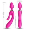 ARMONY - MASSEUR  VIBRATEUR LAPIN FUCHSIA