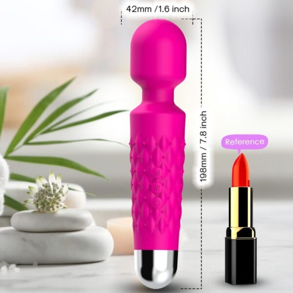 ARMONY - MASSEUR  VIBRATEUR POSTMAN TÊTE SUPER FLEXIBLE FUCHSIA