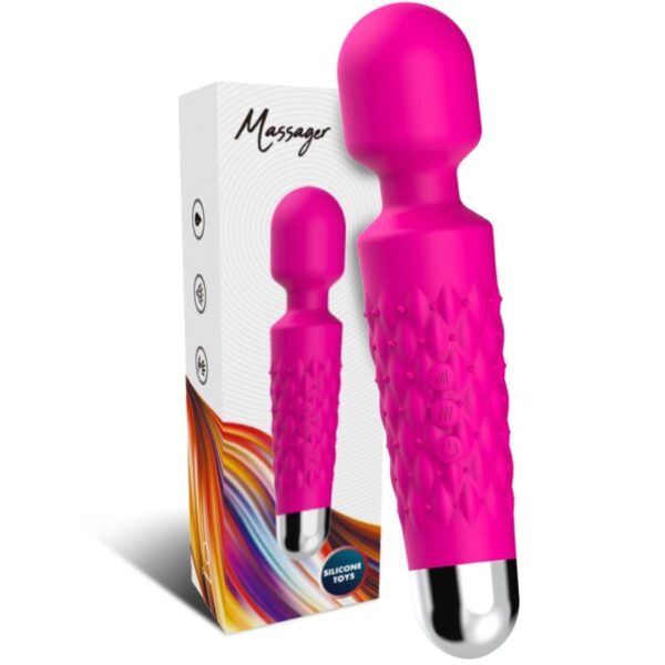 ARMONY - MASSEUR  VIBRATEUR POSTMAN TÊTE SUPER FLEXIBLE FUCHSIA