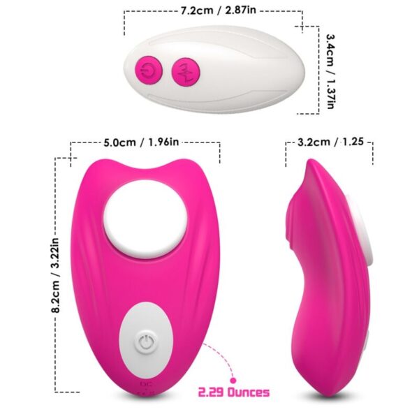 img_163808_990c47706093b1a804c8b787087c34e7_1.jpg ARMONY - CULOTTE PORTABLE PAPILLON VIBRATEUR TÉLÉCOMMANDE ROSE