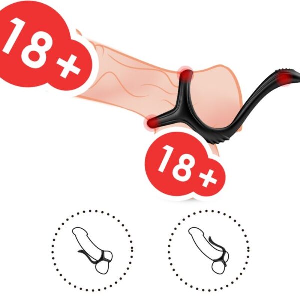 img_163991_a6e24aa980717014ea915309a7b873d0_1.jpg ARMONY - ANNEAU ANAL DOUBLE TRÉSOR NOIR