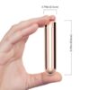ARMONY - WARHEAD VIBRATOR BULLET TÉLÉCOMMANDE DORÉ 2 CM X 8.8 CM