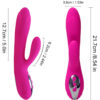 ARMONY - VIBRATEUR  STIMULATEUR FLEXIBLE  EFFET CHALEUR FUCHSIA