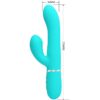 PRETTY LOVE - VIBRATEUR MULTIFONCTION G-SPOT VERT AQUA