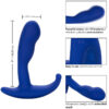 CALEXOTICS - ADMIRAL STIMULATEUR  VIBRATEUR ANAL COURBÉ BLEU