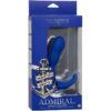 CALEXOTICS - ADMIRAL STIMULATEUR  VIBRATEUR ANAL COURBÉ BLEU