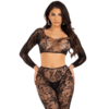 LEG AVENUE - ENSEMBLE HAUT COURT ET COLLANTS