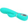 PRETTY LOVE - VIBRATEUR MULTIFONCTION G-SPOT PRESCOTT VERT AQUA