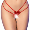 CHILIROSE - CR 4695 BABYDOLL  STRING COTCHLESS ROUGE S/M