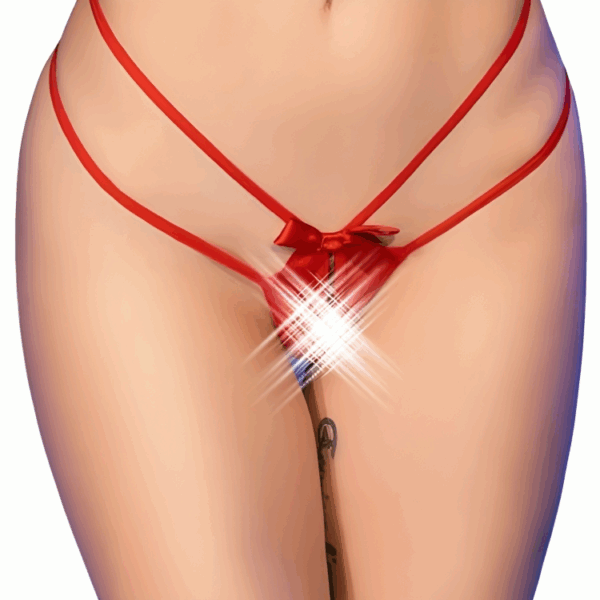 CHILIROSE - CR 4695 BABYDOLL  STRING COTCHLESS ROUGE S/M