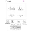 LIVCO CORSETTI FASHION - CERISEMA LC 21005 SOUTIEN-GORGE + CULOTTE CORAIL S/M
