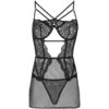 LIVCO CORSETTI FASHION - CHEMISE + CULOTTE BARIRIN LC 90633 NOIR
