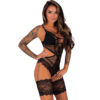 LIVCO CORSETTI FASHION - BODY HAWAIN LC 90665 NOIR