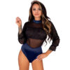 LIVCO CORSETTI FASHION - BODY DRIMINA LC90690 BLEU MARINE S/M