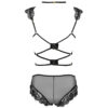 LIVCO CORSETTI FASHION - PALMENOM LC 90614 SUJETADOR + PANTY NEGRO