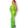 CHILIROSE - CR 4666 HAUT  JUPE VERT S/M