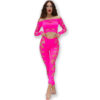 CHILIROSE - CR 4632 HAUT  PANTALON FUCHSIA S/L