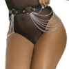 SUBBLIME - CHAÎNE CUIR CEINTURE NOIRE TAILLE UNIQUE