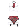 SUBBLIME - COSTUME DÉCOLIÈRE SEXY AVEC SOUTIEN-GORGE L/XL