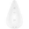 SATISFYER - VIBRATEUR DEW DROP LAY-ON BLANC