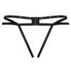 LIVCO CORSETTI FASHION - NOMADE TANGA CROTCHLESS NEGRO