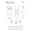 LIVCO CORSETTI FASHION - ENSEMBLE PERSINNE PÊCHE CORSET + CULOTTE + BAS
