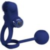 PRETTY LOVE - REMINGTON DOUBLE ANNEAU VIBRANT AVEC PLUG BLEU