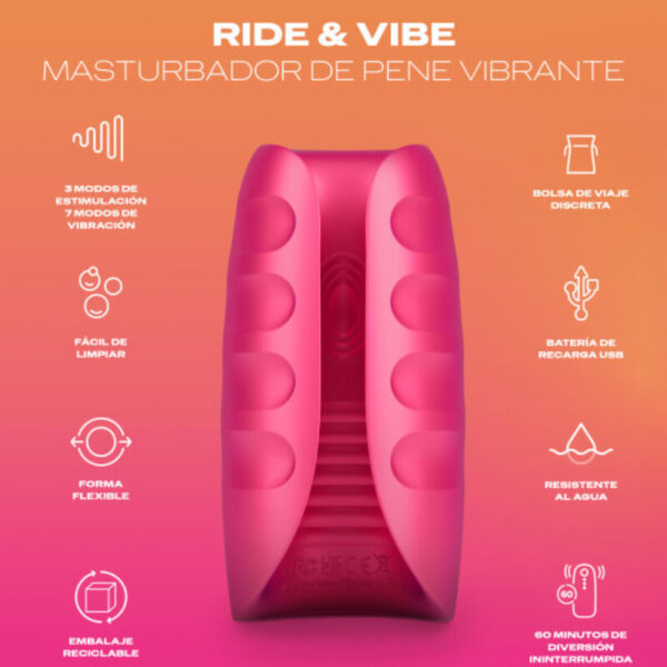DUREX - MASTURBATEUR VIBRATEUR TOY RIDE  VIBE