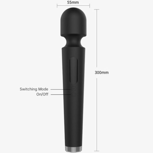 ARMONY - X POWER GRAND MASSAGE  VIBRATEUR 7 VIBRATIONS NOIR
