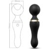 ARMONY - FREEZA MASSAGER  VIBRATEUR TÊTE SUPER FLEXIBLE NOIR