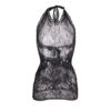 SUBBLIME - 952075 ROBE COURTE EN RÉSILLE AVEC DÉTAIL DOS ET COEUR NOIR TAILLE UNIQUE