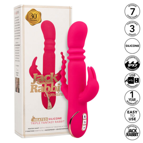 img_186001_0046a1c6944ff58aea48675e323dc4d8_1.jpg CALEXOTICS - JACK FANTASY TRIPLE VIBRATEUR CHAUFFANT LAPIN ROSE