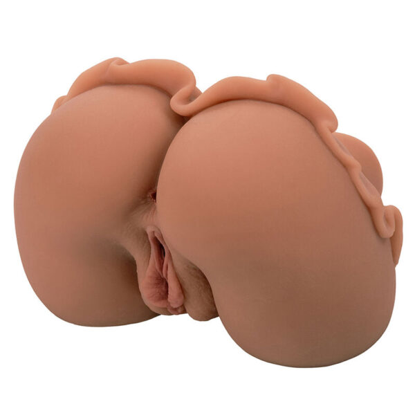 img_186050_a46bbbe790eb3769a002237abee529d0_1.jpg CALEXOTICS - LA REINE DU RETOUR À LA MAISON MASTURBATEUR DOUBLE RÉALISTE CARAMEL