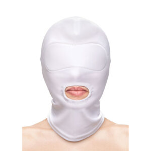NS NOVELTIES - FETISH  FASHION CAGOULE BOUCHE NYLON BLANC