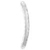 KING COCK - DOUBLE TROUBLE DOUBLE GODE 46 CM TRANSPARENT