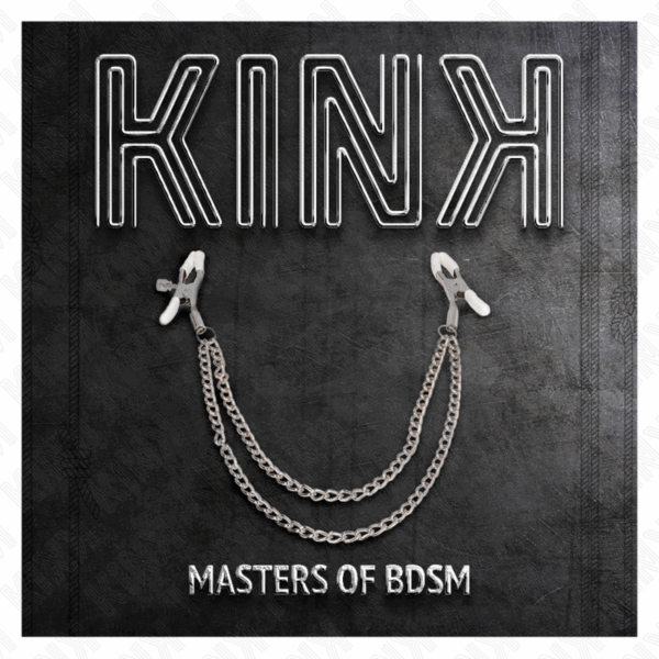 KINK - PINCES À METELIER AVEC 2 CHAÎNES FINES ARGENT 20/23 CM