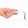KINK - PINCE À METON CROCHET FIN ARGENT 7 CM