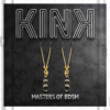 KINK - PINCES À TETON FINES OR AVEC 3 BILLES DE VERRE NOIR 7 CM