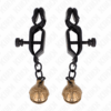 KINK - PINCES À METELONS STYLE CLOCHE NOIR 7 CM